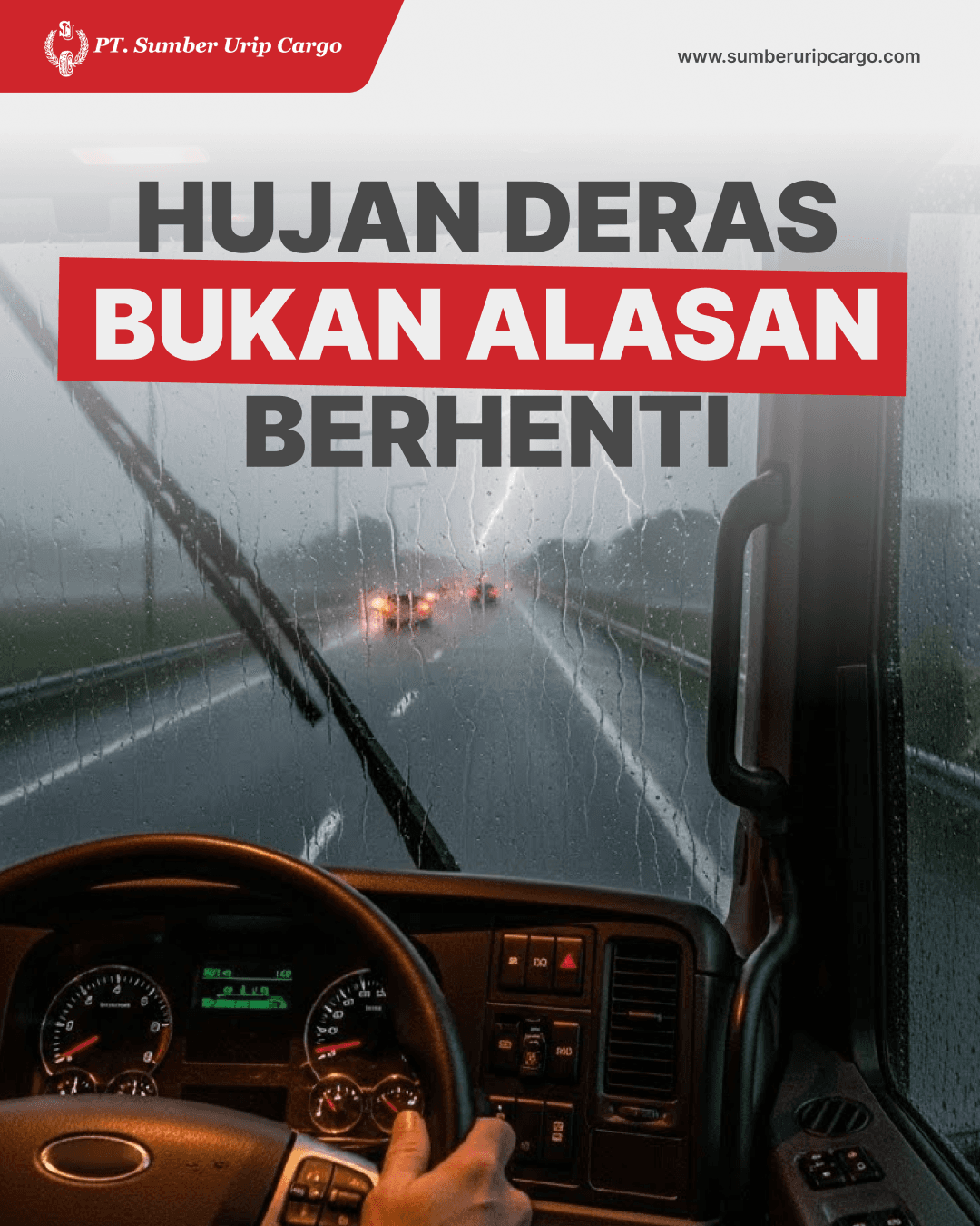 Hujan Deras Bukan Alasan Berhenti