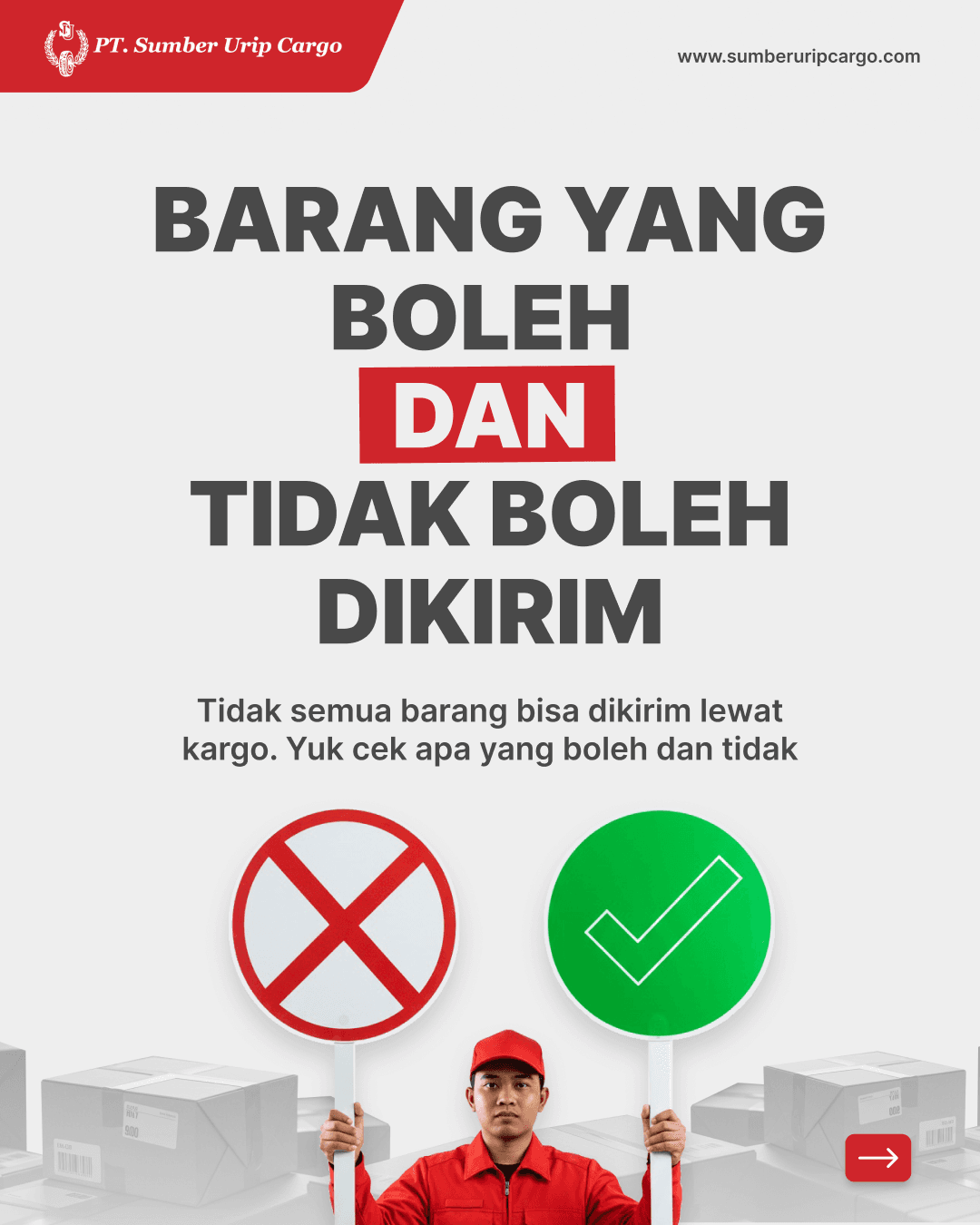 Barang Yang Boleh Dan Tidak Boleh Dikirim